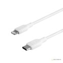 Momax Zero - Kabel połączeniowy USB-C (Power Delivery Fast Charging 3A) na Lightning MFi 1.2 m (White)