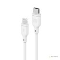 Momax Zero - Kabel połączeniowy USB-C (Power Delivery Fast Charging 3A) na Lightning MFi 1.2 m (White)