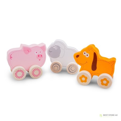New Classic Toys - Drewniane zwierzątka jeżdżące New Classic Toys - Drewniane zwierzątka jeżdżące