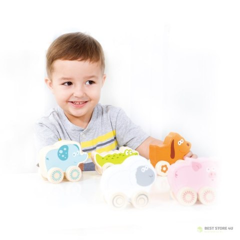 New Classic Toys - Drewniane zwierzątka jeżdżące New Classic Toys - Drewniane zwierzątka jeżdżące
