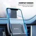 Crong Universal Smart Car Holder - Uniwersalny uchwyt samochodowy do telefonu 4"-6,5" (czarny)