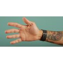 PURO ICON Multibrand Wristband - Uniwersalny pasek smartwatch 20 mm (S/M & M/L) (czarny)