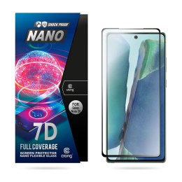 Crong 7D Nano Flexible Glass - Niepękające szkło hybrydowe 9H na cały ekran Samsung Galaxy Note 20