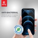 Crong Anti-Bacterial 3D Armour Glass - Szkło hartowane 9H na cały ekran iPhone 12 Mini + ramka instalacyjna