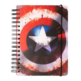 Marvel - Notatnik / Notes A5 Kapitan Ameryka