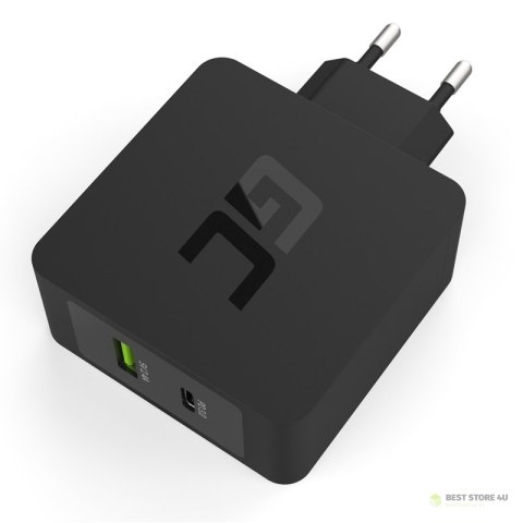 Green Cell - Ładowarka USB-C 45W PD z przewodem USB-C i dodatkowym portem USB Green Cell - Ładowarka USB-C 45W PD z przewodem USB-C i dodatkowym portem USB
