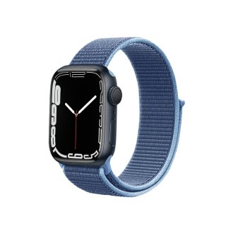 Crong Nylon - Pasek sportowy do Apple Watch 42/44/45 mm (Ocean Blue)