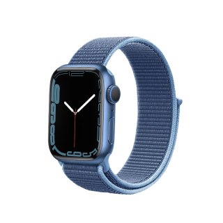 Crong Nylon - Pasek sportowy do Apple Watch 42/44/45 mm (Ocean Blue)