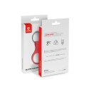 Crong Silicone Case with Key Ring - Brelok do Apple AirTag (czerwony)