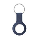 Crong Silicone Case with Key Ring - Brelok do Apple AirTag (granatowy)