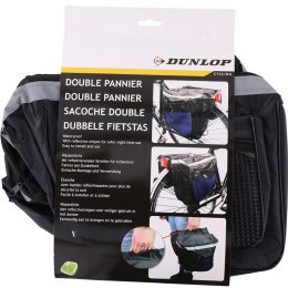 Dunlop - Torba / sakwa rowerowa na bagażnik duża 26 l (Czarno-niebieski)