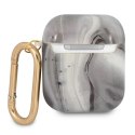 Guess Marble Est. - Etui Airpods (czarny)