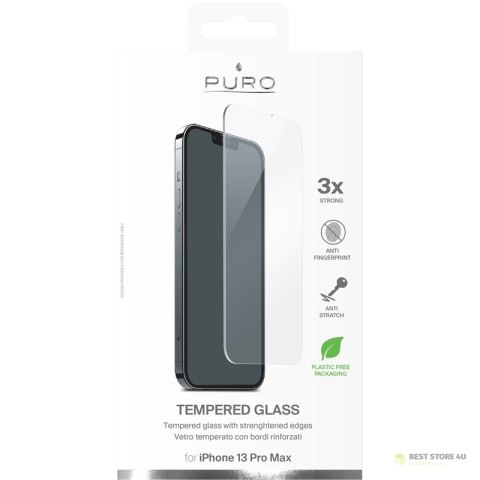 PURO Szkło ochronne hartowane na ekran iPhone 13 Pro Max PURO Szkło ochronne hartowane na ekran iPhone 13 Pro Max