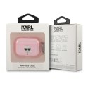 Karl Lagerfeld Karl Head Glitter - Etui Airpods Pro (różowy)