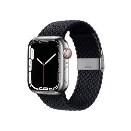 Crong Wave Band - Pleciony pasek do Apple Watch 38/40/41 mm (grafitowy)
