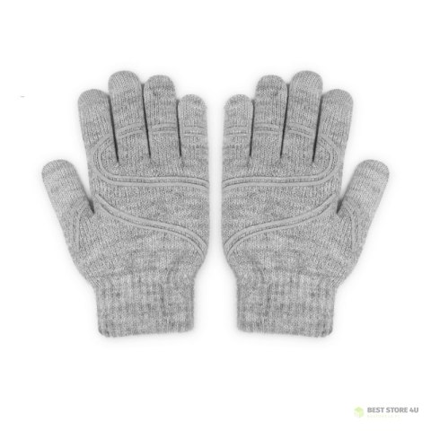 Moshi Digits Touchscreen Gloves - Rękawiczki dotykowe do smartfona (M) (Light Gray)