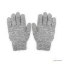 Moshi Digits Touchscreen Gloves - Rękawiczki dotykowe do smartfona (M) (Light Gray)