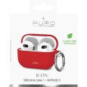 PURO ICON Case - Etui do Apple Airpods 3 (czerwony)
