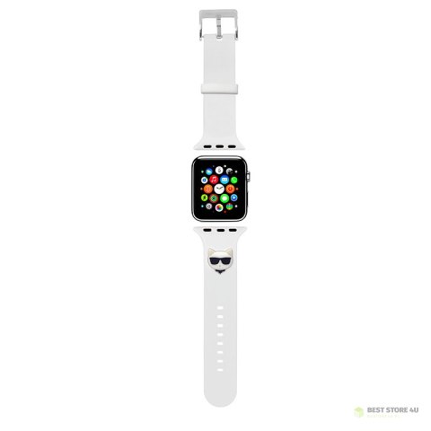 Karl Lagerfeld Silicone Choupette Head - Pasek do Apple Watch 38/40/41 mm (biały) Karl Lagerfeld Silicone Choupette Head - Pasek do Apple Watch 38/40/41 mm (biały)