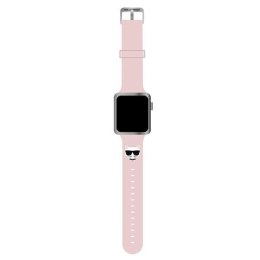 Karl Lagerfeld Silicone Choupette Head - Pasek do Apple Watch 38/40/41 mm (różowy)