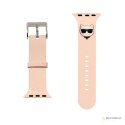 Karl Lagerfeld Silicone Choupette Head - Pasek do Apple Watch 38/40/41 mm (różowy)