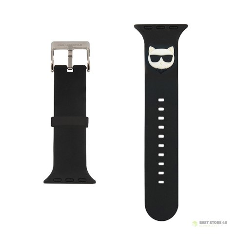 Karl Lagerfeld Silicone Choupette Head - Pasek do Apple Watch 42/44/45 mm (rczarny) Karl Lagerfeld Silicone Choupette Head - Pasek do Apple Watch 42/44/45 mm (rczarny)