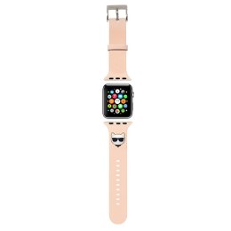 Karl Lagerfeld Silicone Choupette Head - Pasek do Apple Watch 42/44/45 mm (różowy)