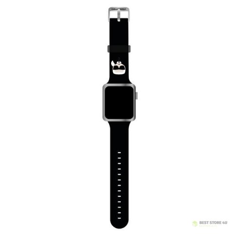 Karl Lagerfeld Silicone Karl Head - Pasek do Apple Watch 38/40/41 mm (czarny)