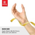 Crong Liquid - Pasek do Apple Watch 38/40/41 mm (pomarańczowy)