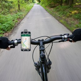 Dunlop - uchwyt rowerowy do telefonu 10-15 cm (szary)