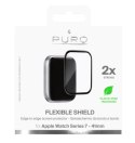 Puro Flexible Shield Edge to Edge - Szkło ochronne hybrydowe na ekran + aplikator Apple Watch 7 (41 mm)
