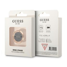 Guess Ring Stand 4G - Magnetyczny uchwyt na palec do telefonu (Black)