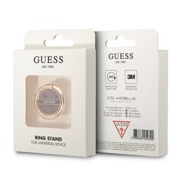 Guess Ring Stand 4G - Magnetyczny uchwyt na palec do telefonu (Brown)