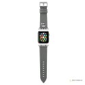 Karl Lagerfeld Saffiano Karl Head - Pasek do Apple Watch 38/40/41 mm (srebrny)