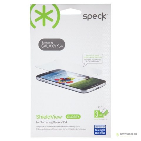 Speck Shieldview Glossy - Folia ochronna Samsung Galaxy S4 (3-pak) Speck Shieldview Glossy - Folia ochronna Samsung Galaxy S4 (3-pak)