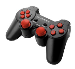 EGG107R Gamepad PC/PS3 USB Trooper czarno-czerwony Esperanza