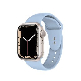 Crong Liquid - Pasek do Apple Watch 42/44/45 mm (błękitny)