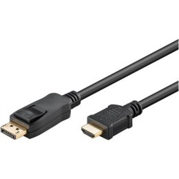 Goobay 51958 DisplayPort/HDMI™ adapter cable 1.2, gold-plated, 3m