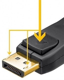 Goobay DisplayPort connector cable 1.2, gold-plated 68798 1 m