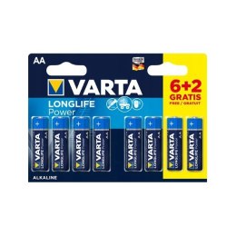 Bateria alkaliczna VARTA LR06 LONGLIFE 8szt./bl.