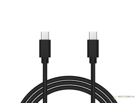 66-156# Przył.usb-c - usb-c 2.0 1,5m czarne plec 66-156# Przył.usb-c - usb-c 2.0 1,5m czarne plec