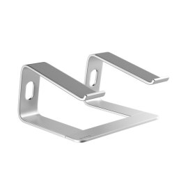 Crong AluBench - Ergonomiczna podstawka pod laptopa z aluminium (srebrny)