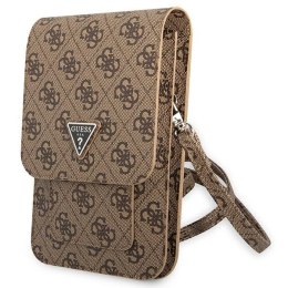 Guess Wallet 4G Triangle Logo Phone Bag (Brown)