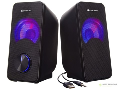 Głośniki TRACER 2.0 Loop RGB USB Głośniki TRACER 2.0 Loop RGB USB