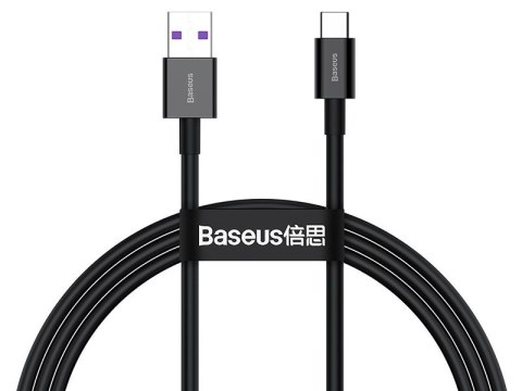 BASEUS Kabel USB Type C 1m Superior Series 66W (CATYS-01) Black