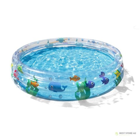 Bestway - Basen dmuchany 152 x 30cm (Przezroczysty) Bestway - Basen dmuchany 152 x 30cm (Przezroczysty)