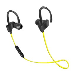 EH188Y Esperanza słuchawki douszne bt sportowe czarno-żółte
