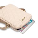 Guess Quilted Tablet Bag - Torba na notebooka / tablet 10" (różowy)