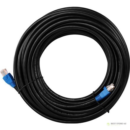 Goobay CAT 6 Outdoor-patch cable U/UTP 94389 10 m, Black Goobay CAT 6 Outdoor-patch cable U/UTP 94389 10 m, Black