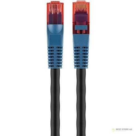 Goobay CAT 6 Outdoor-patch cable U/UTP 94389 10 m, Black Goobay CAT 6 Outdoor-patch cable U/UTP 94389 10 m, Black